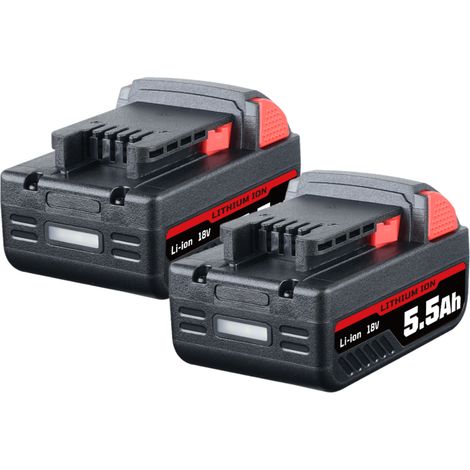 2× für Bosch BAT609 BAT610G Akku 18V 5500mAh Li-Ion Rot&Schwarz BAT618 BAT609 BAT622 BAT609G BAT618G (1/5)