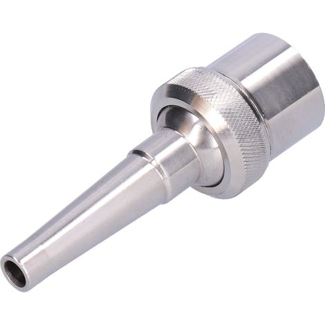Buse en acier inoxydable à filetage interne de 1 pouce, buse CC universelle, buse à jet direct réglable pour fontaines, jeux d'eau, piscines et cours. (1/5)