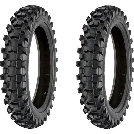 2 GOMME COPERTONI PNEUMATICI MOTO MINI CROSS TASSELLATI MINIMOTO MINICROSS 2.50-10