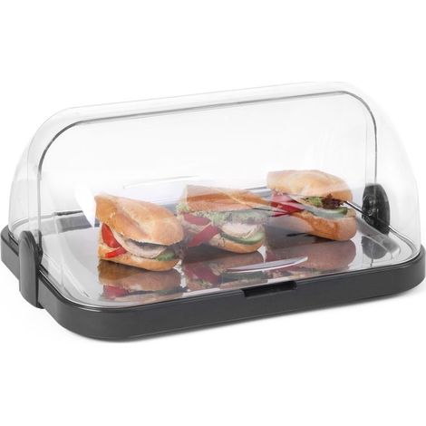 HENDI Rolltop-Kühldisplay, einzeln, 440x320x(H)205mm
