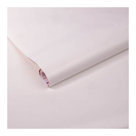 Cinta en rollo decorativa de cuero liso blanco 2 m x 45 cm