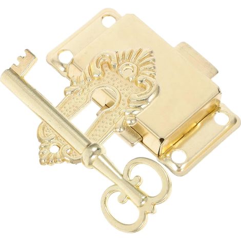 Serrure à clé Ipetboom Vintage en alliage doré, 53 x 26 mm, pour (1/5)