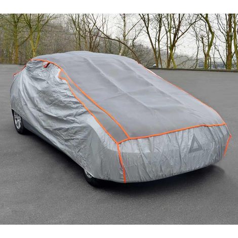 Bâche de protection contre la grêle pour voiture – Dimensions 431x165 cm – Néoprène 4 mm – Évents anti-condensation – Résistante aux intempéries – APA