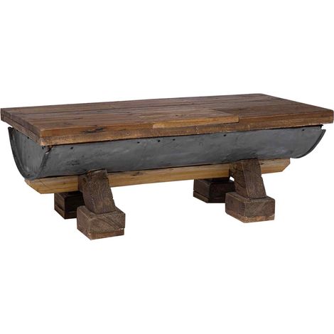Coffee Table Natural 90 x 50 x 35 cm Wood vidaXL