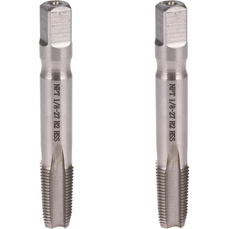 Taraud tube 2 pièces 1/8-27 NPT, pour réparation et raccords (1/5)