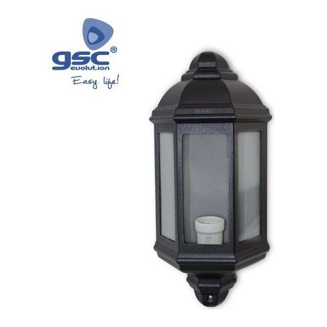 Schwarze Gartenlaterne für Wand Glühwürmchen Serie GSC 000701907