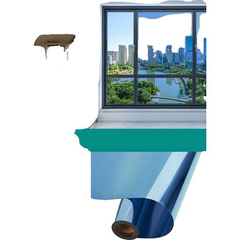 Lámina para ventanas, protección UV, eficiencia energética, D, 40x500cm-b (1/2)
