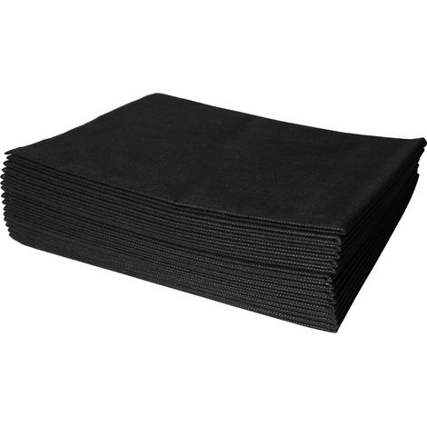 KOTARBAU® Tessuto agrotessile anti-erbacce per giardino, universale, nero, 70 g/m2, 0,8 x 5 m