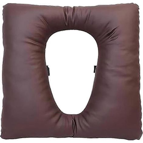 Nachttischkissen für Toilettenstuhl, waschbar, PU-Bezug 42 cm x 42 cm (B) (1/5)