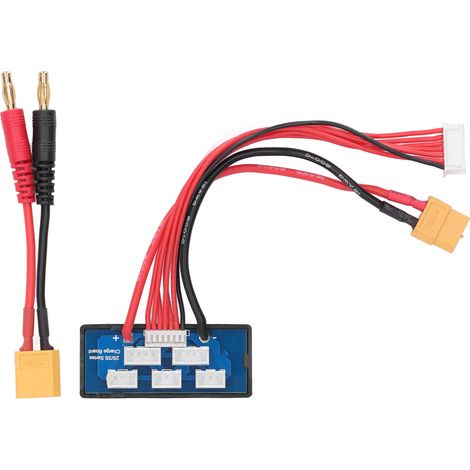 Carte de charge parallèle XT60 Banane Adaptateur d'extension de chargeur d'équilibrage de batterie 2S/3S