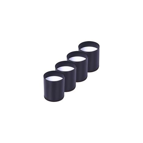 Rehausseur Pieds de Lit Lot de 4 Acier Carbone, Risers de Meubles Ajoutent Hauteur de 5CM, Supportent 1000 lbs, Rehausseurs de Table, Chaise ou Canapé, Gain d’Espace pour Bureau et Bedding (1/5)