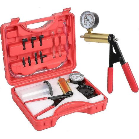 Kit de purge de freins moto, outils de purge de liquide de frein, testeur de pompe à vide portable (1/4)