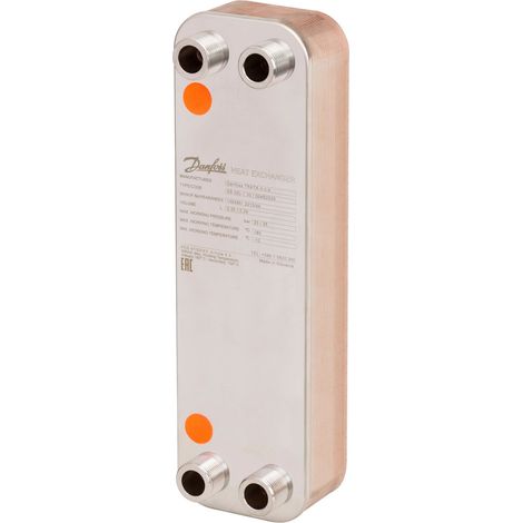 Danfoss Scambiatore di calore brasato MPHE XB 06L-1 26 PN25 G 3/4 A x 20mm, 004B2028