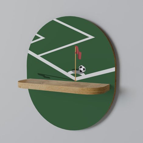 FOOTBALL ACTION Mensola ovale (1/5)