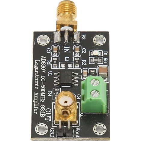 AD8307 Rilevatore di potenza RF Antenna Trasmettitore di potenza CC 500 MHz Misuratore di frequenza radio Gamma Rilevatore logaritmico per potenza CARATTERISTICHE e modello