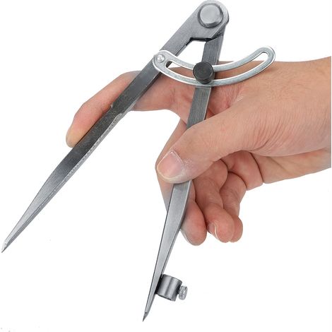 200-mm-Flügelkompass aus Leder, Rotationswerkzeug, Entfernungsmesser, Kantenflächenmesser (1/5)