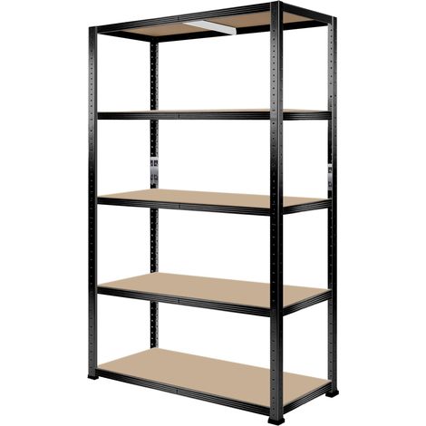 Brstheco Étagères de garage en métal 2 en 1,200x90x40cm, 1 pièce (1/5)
