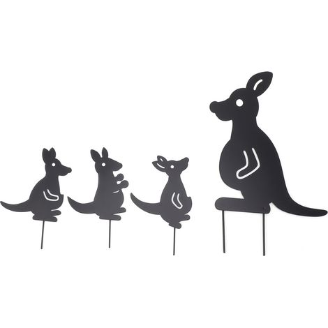 von 4 schmiedeeisernen Dekorationen, die Tiere darstellen mit