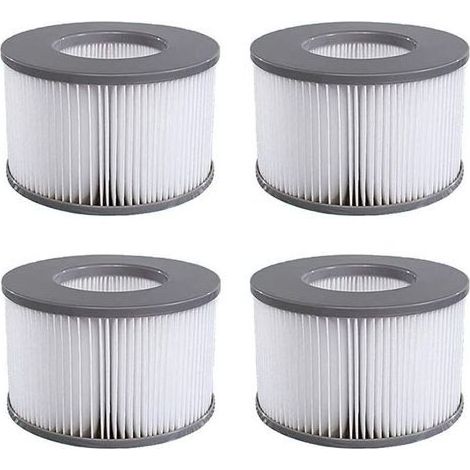 Filtre Spa Lite pour MSPA,Filtrepour MSPA Whirlpool Filter - Cartouches Filtrantes pour Sous - Bateaux et spa Chauds - Modèle à partir de 2020 (4pcs) (1/2)