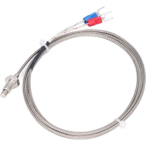 Sonde de température à thermocouple Type K M6, fil de 1 mètre, plage 0‑400℃, pour mesures précises (1/5)