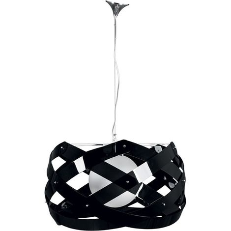Hänge-Aquarium groß 1xe27 h.reg.xd.68cm schwarz/weiß