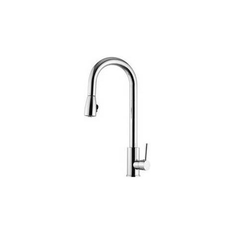 MITIGEUR MONOCOMMANDE ÉVIER BEC PIVOTANT DOUCHE EXTRACTIBLE Dimensions : Chrome