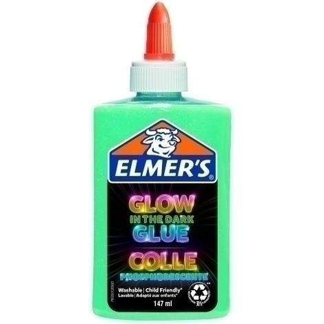 COLA ELMER´S SLIME BRILLA OSC. AZUL