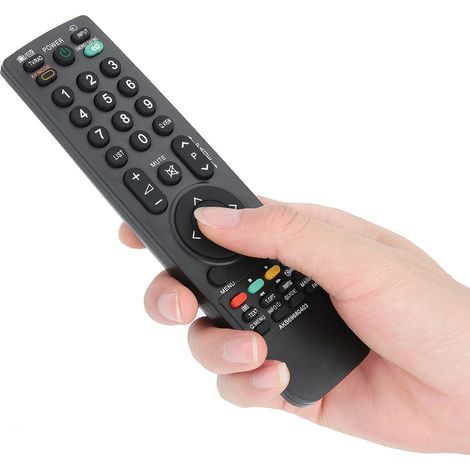 Télécommande ABS Noir pour LG AKB69680403, Portée 10m, Compatible AKB69680401/09 (1/5)