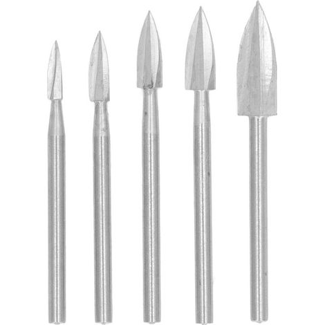 Spacnana Outil de Menuiserie en Bois 3 Haut-vitesse Rak Cork Cork Flute - -Fork Wet Terring Bois pour les Modèles Production, adapté aux Projets. (1/5)