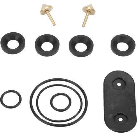 Kit de réparation vanne de chauffage 1147412063 compatible Mercedes Classe S W140 C140, pièce de remplacement régulation thermostatique, joint d'étanchéité inclus, pour système de refroidissement. (1/5)