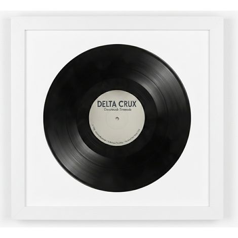 K-Möbel Cadre Vinyle Blanc Set de 2 40x40cm Passe-partout Blanc (1/5)
