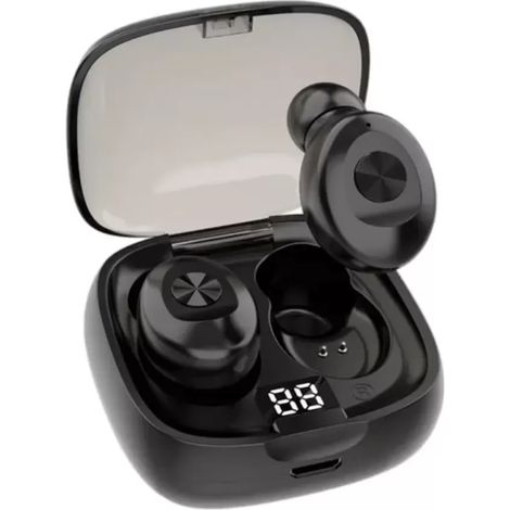 Casque de jeu intra-auriculaire sans fil XG-8 pour PS4/PC/Xbox – Lumière LED noire, Bluetooth 5.0 à faible latence, micro intégré, autonomie de 12 h pour les joueurs (1/5)