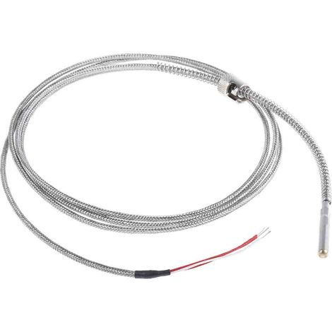 Capteur RTD PT100 RS PRO, Ø 6mm, L.35mm + 2m, +250°C max, Câble ( Prix pour 1 ) (1/3)