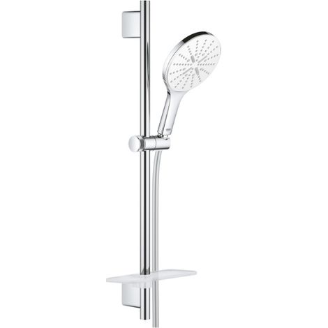 Grohe Vitalio SmartActive - Conjunto de cabezal de ducha, 3 chorros, barra y manguera, cromo 26598000 (1/4)