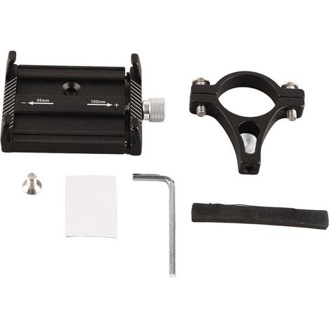 Support de Téléphone pour Vélo en Alliage d'Aluminium, Support Guidon Fixation Anneau pour Mobiles et GPS (1/5)
