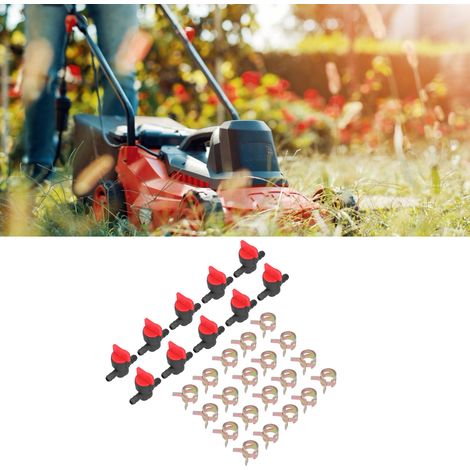 Pour les clips de soupape de coupure de carburant compatibles avec 493960, 494768, 698183, Oregon 07-406, John Deere AM36141 AM107340, Toro 54-3150 et 1-603770. (1/5)
