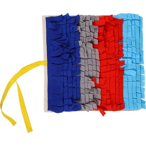 Tapis D'Enrichissement Pour Chien - Tapis À Renifler Pour Activité Mentale Et Distribution De Croquettes - 60 X 60 Cm - 1 Pièce (1/5)