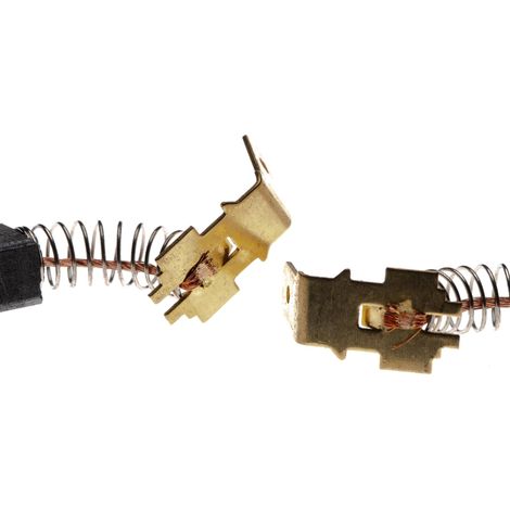 vhbw 2x spazzola carbone 6 x 9 x 12,3mm compatibile con Makita 6905H, HR2400, N9504B, 9504BH, HP1030, 8401, HP1300S, 6904VH utensile elettrico