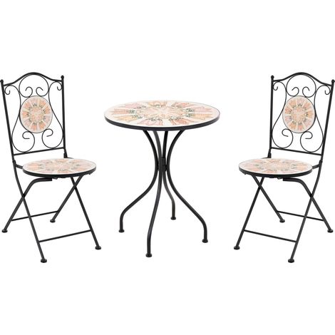Bistro Set SETTALA Metall Bunt (1/5)