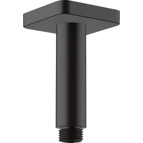 Vernis Shape Bras de douche plafond M 1/2" 100 mm, noir mat, 26406670 (1/4)