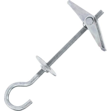taco metal vuelco auto gancho14-m4x95 mm. (caja de 50 piezas)