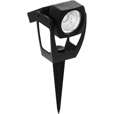 Esterno Solare Moderno Gionata Plastiche Nere Led 0,1W Ip44 (1/2)