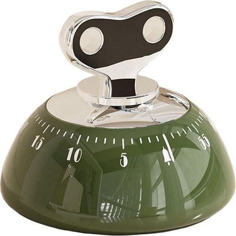 Temporizador de cocina，1 unidad，Verde matcha，Temporizador digital，Cuenta atrás hasta 60 minutos，Adecuado para cocinar (1/5)