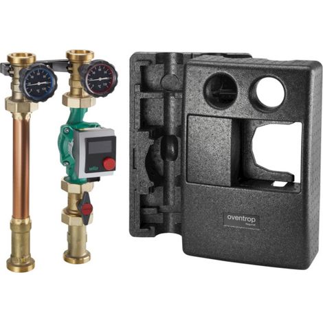 OVENTROP Ungemischte Heizkreisstation Regumat S-180 DN 32, Grundfos ALPHA 2.1 32-60, 1355076