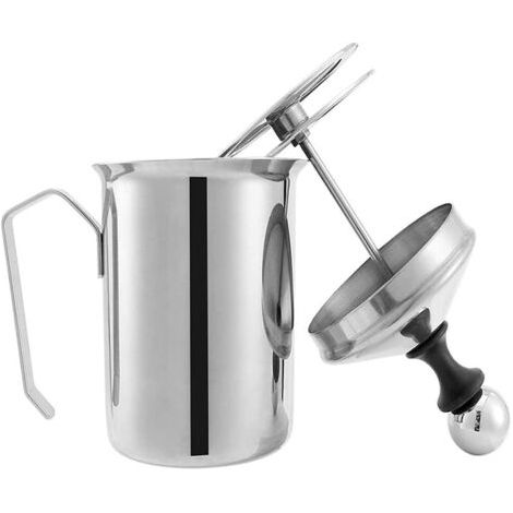 400ml Acier inoxydable Au lait Frother,Bricolage Fancy Coffee Cream Foamer, Outil de cuisine au crème de lait (1/5)