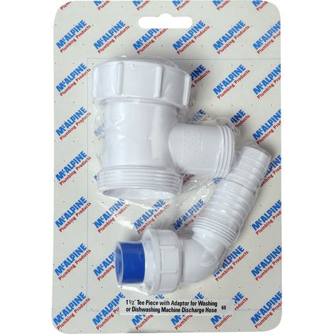 McAlpine CARD-60 1½" Tee Piece For Washing Machine Hose - V33S (1/2)