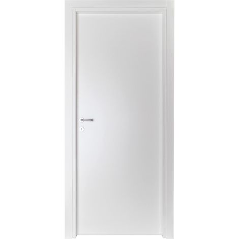 'PORTA BATTENTE ''GINEVRA'' cm 70 x 210 (78 x 214) - col. micro bianco' cm 70 x 210 (78 x 214) - col. micro bianco