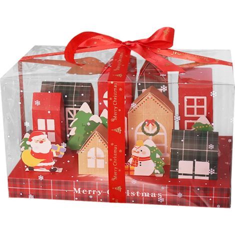 Boîtes de l'Avent DIY - Calendrier de Noël 2025 Décorations de compte à rebours avec emballage de friandises Parfait pour les chocolats, les cadeaux de fête Boutiques, magasins, bureaux, enseign (1/5)