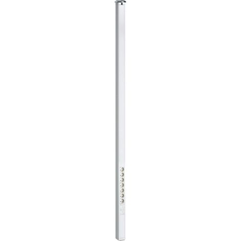 Colonne officea simple face fixation vérin 2700-3000mm RAL9010 blanc paloma (DAS4527009010)