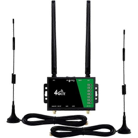 Routeur sans fil industriel 4G CPE avec emplacement pour carte SIM, point d'accès mobile portable, 300 Mbps, antenne externe, compatible avec 32 utilisateurs, qualité européenne (1/5)